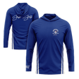 Smash It Sports Hooded Long Sleeve Tee - Royal Blue/White - Smash It Sports