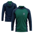 Smash It Sports Hooded Long Sleeve Tee - Teal/Navy - Smash It Sports