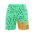 Smash It Sports Mesh Shorts - Ice Cream Drip Mint Chocolate Chip - Smash It Sports