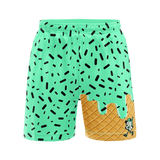 Smash It Sports Mesh Shorts - Ice Cream Drip Mint Chocolate Chip - Smash It Sports