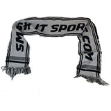 Smash It Sports Reversible Winter Scarf- Grey/Black - Smash It Sports