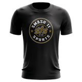 Smash It Sports Short Sleeve Shirt - Emblem (Black/Vegas Gold) - Smash It Sports