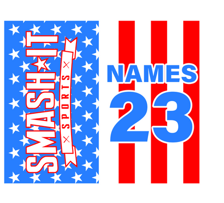 Smash It Sports USA Bag Tag - Smash It Sports