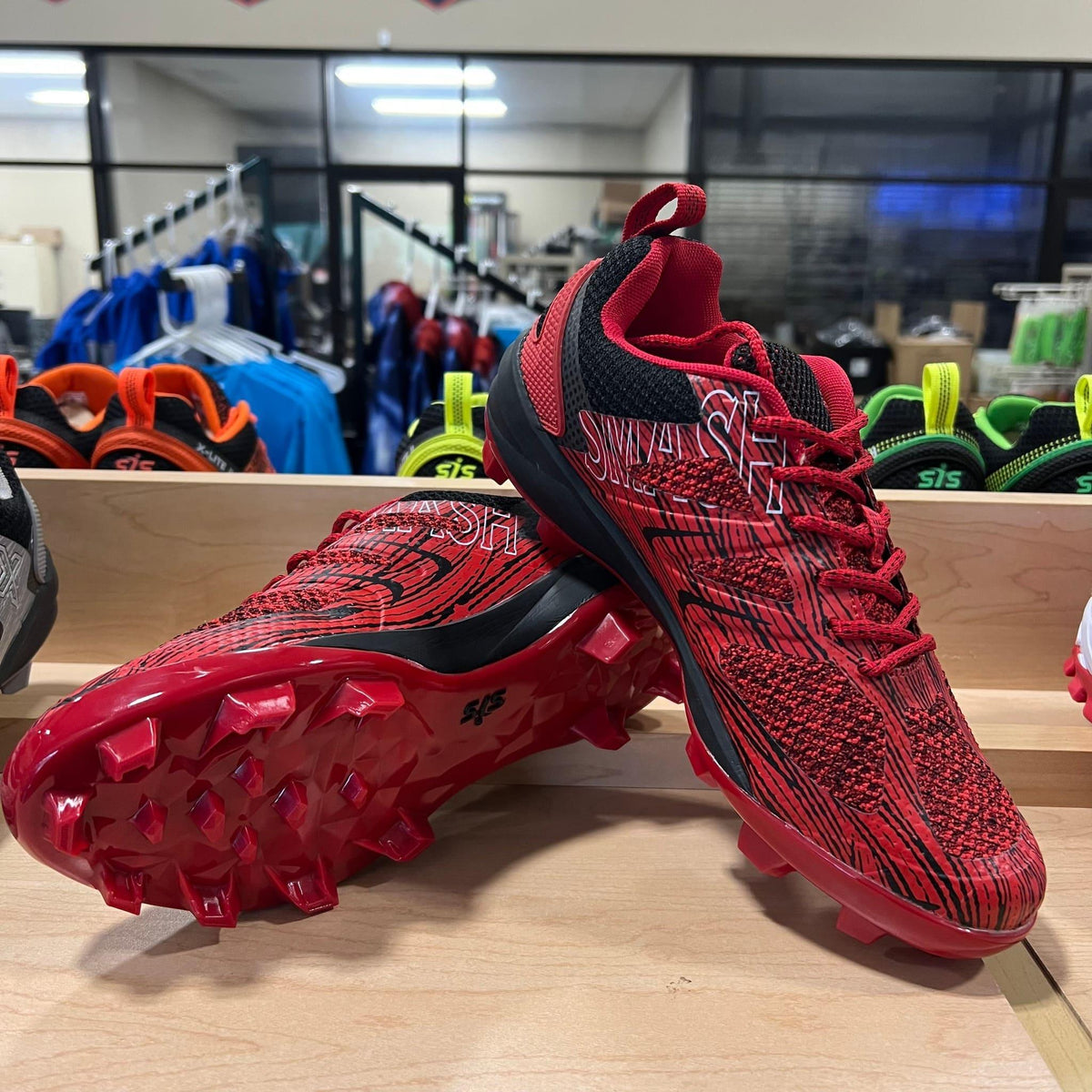 Smash It Sports X Lite Molded Cleat - Red