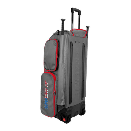 SMASH OPS V3 GUERRILLA Grey/Red USA Roller Bag - Smash It Sports