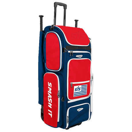 SMASH OPS V3 GUERRILLA Red/Navy/White Roller Bag - Smash It Sports