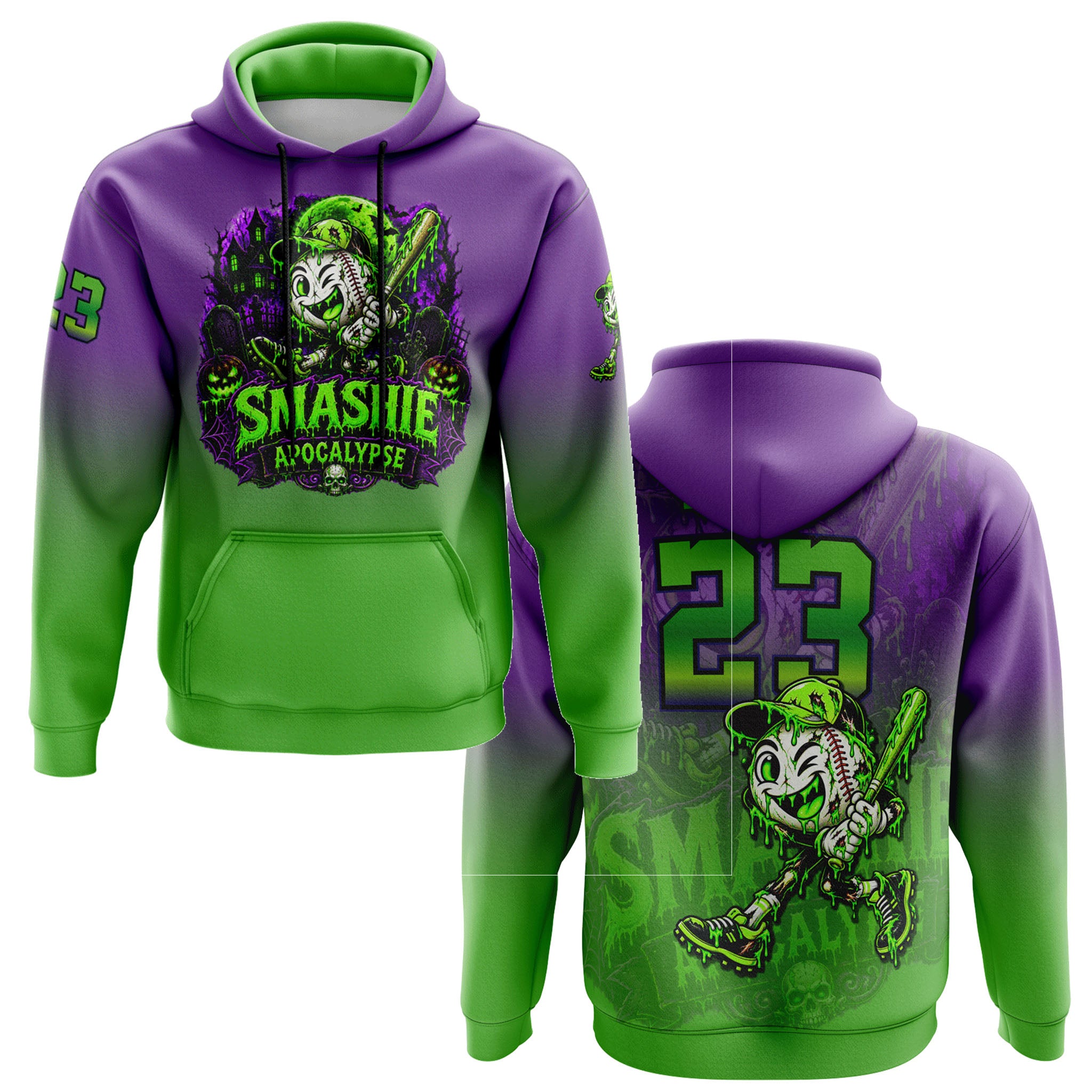 2026 Smash It Sports Halloween Hoodie (Customized Buy-In) Smashie Apocalypse