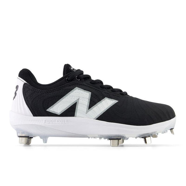 New Balance Women's FuelCell FUSE v4 Metal Fastpitch Softball Cleats - Black / Optic White - SMFUSEK4 - Smash It Sports