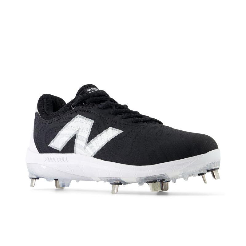 New Balance Women's FuelCell FUSE v4 Metal Fastpitch Softball Cleats - Black / Optic White - SMFUSEK4 - Smash It Sports