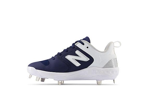 New Balance Women's VELO v3 Metal Fastpitch Softball Cleats - Navy with White - SMVELON3 - Smash It Sports