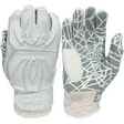 Spiderz HYBRID Batting Gloves - White/White - Smash It Sports