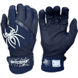Spiderz Pro Premier Batting Gloves - Navy Blue/White - Smash It Sports