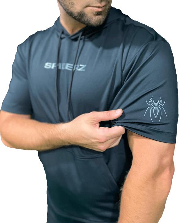 Spiderz Short Sleeve Training Hoodie (Multiple Colors) - Smash It Sports