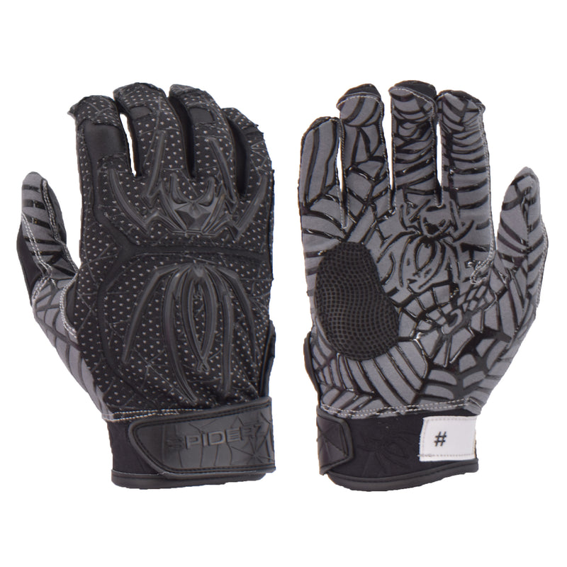 Spiderz HYBRID Batting Gloves - Blackout