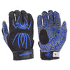 Spiderz HYBRID Batting Gloves - Black/Royal