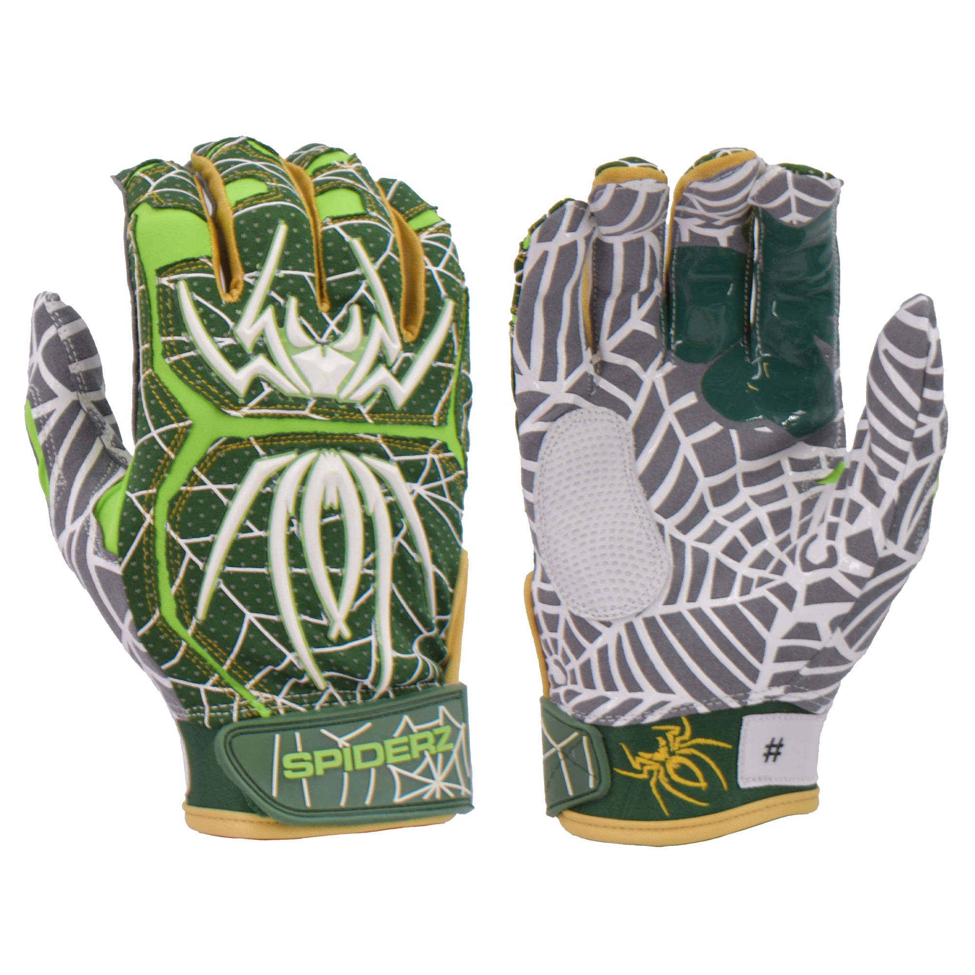 Spiderz HYBRID Limited Edition Batting Gloves - St. Paddy's Day