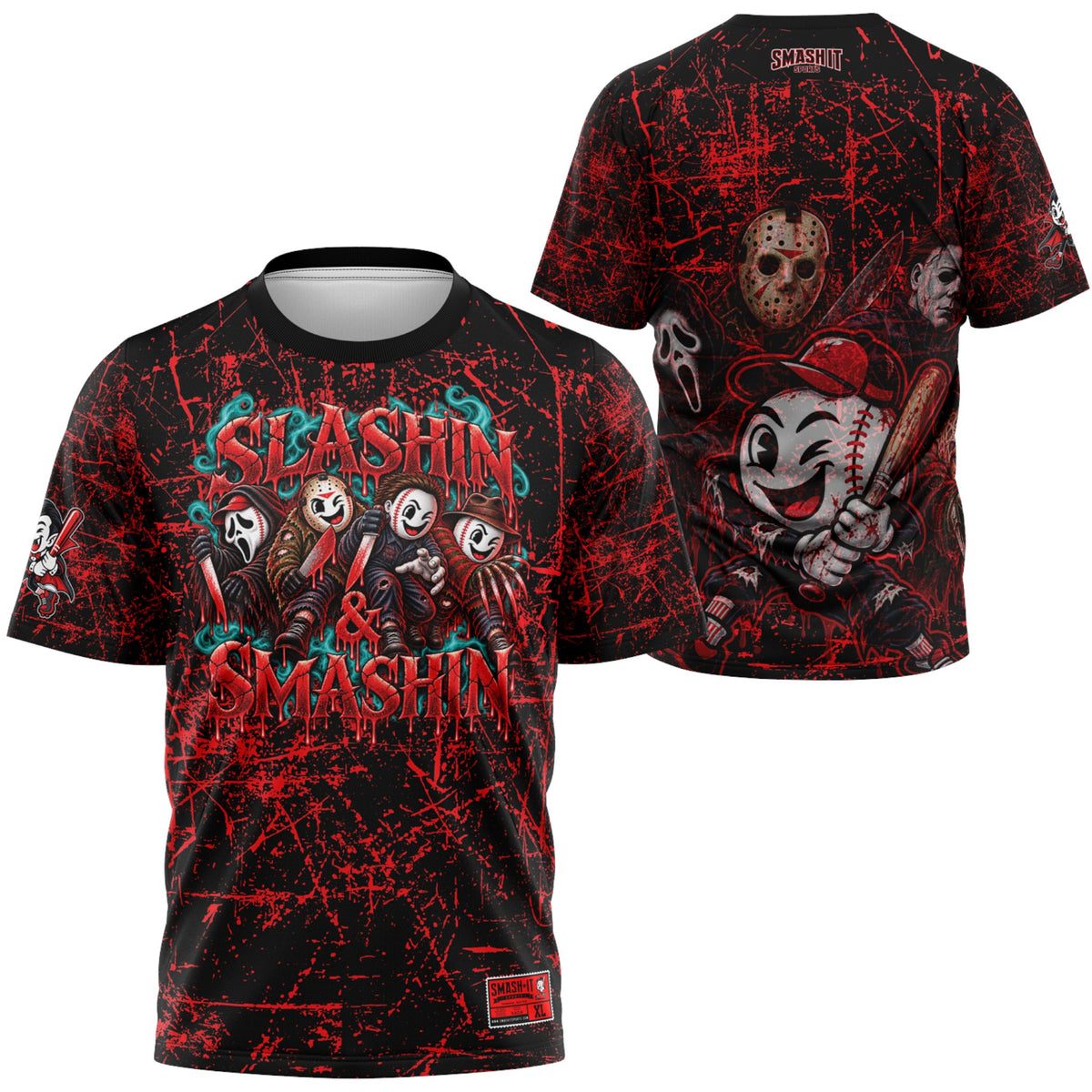 2026 Smash It Sports Halloween Short Sleeve Jersey (Customized Buy-In) Slashin' and Smashin'