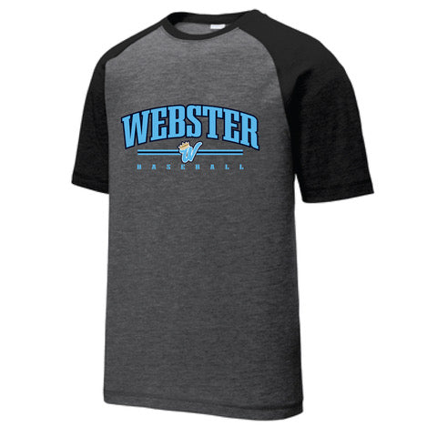 WEBSTER-ROYALS-BLK/GREY-HEATHER-SS-SHIRT