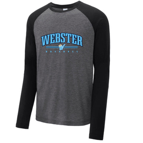 WEBSTER-ROYALS-BLK/GREY-HEATHER-LS-SHIRT