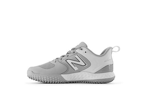 New Balance Women's VELO v3 Turf Softball Shoes - Grey with White - STVELOG3 - Smash It Sports