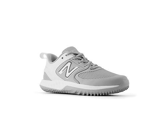 New Balance Women's VELO v3 Turf Softball Shoes - Grey with White - STVELOG3 - Smash It Sports