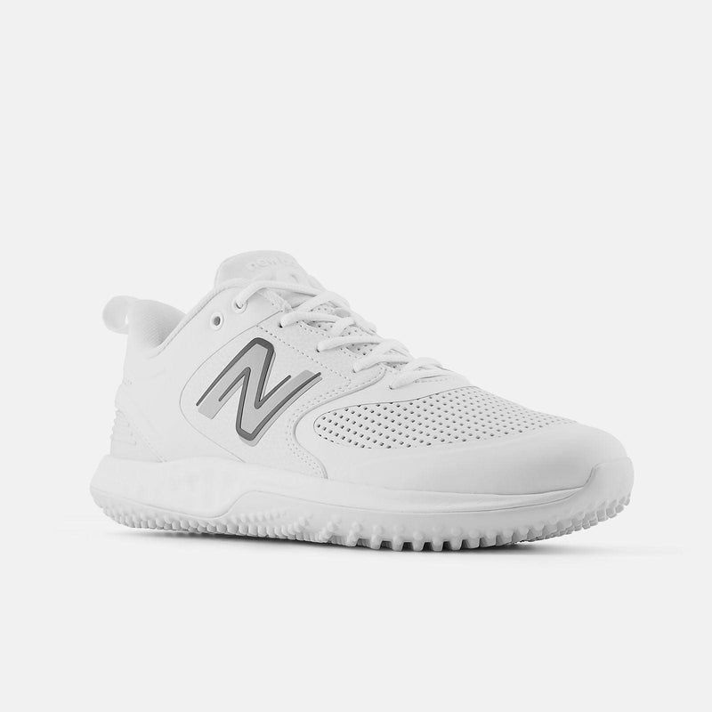 New Balance Men's Fresh Foam 3000 V6 Turf Baseball Shoes - White - T3000SW6 - Smash It Sports