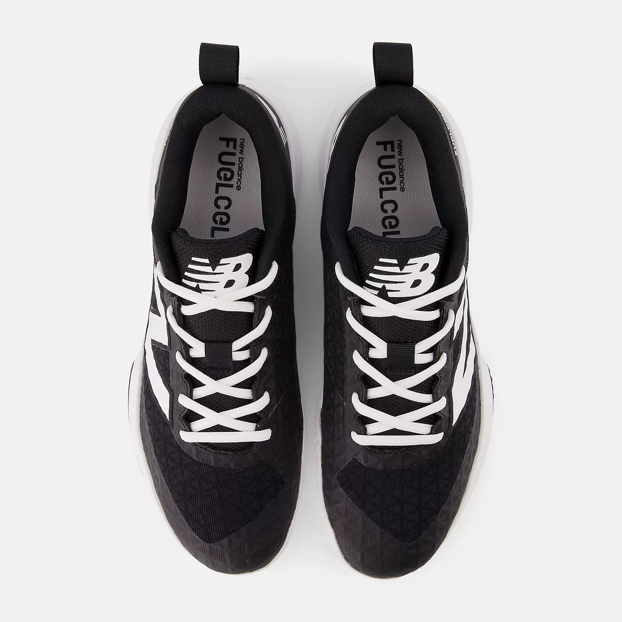 New Balance Men's Fuelcell 4040 v8 Turf Baseball Shoes - Black/White - T4040BK8