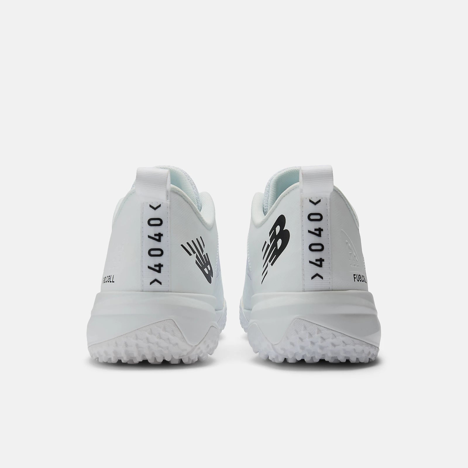 New Balance Men's Fuelcell 4040 v8 Turf Baseball Shoes - White/Black - T4040TW8