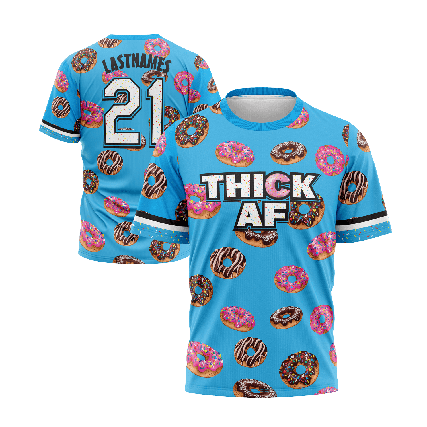 Thick AF Short Sleeve Jersey (Customized Buy-In) – Smash It Sports