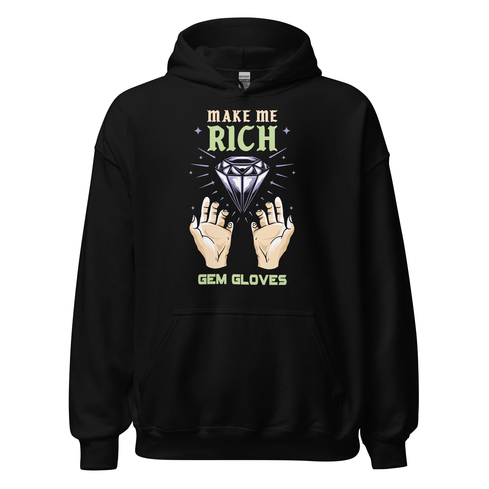 Gem Gloves Hoodie - Make Me Rich