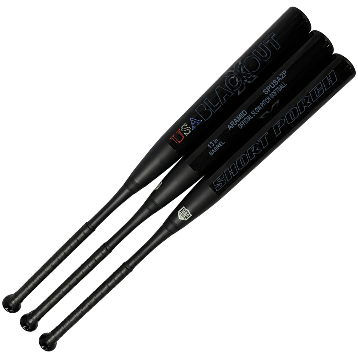 2026 Short Porch USA Blackout X 13" Loaded USA/ASA Slowpitch Softball Bat