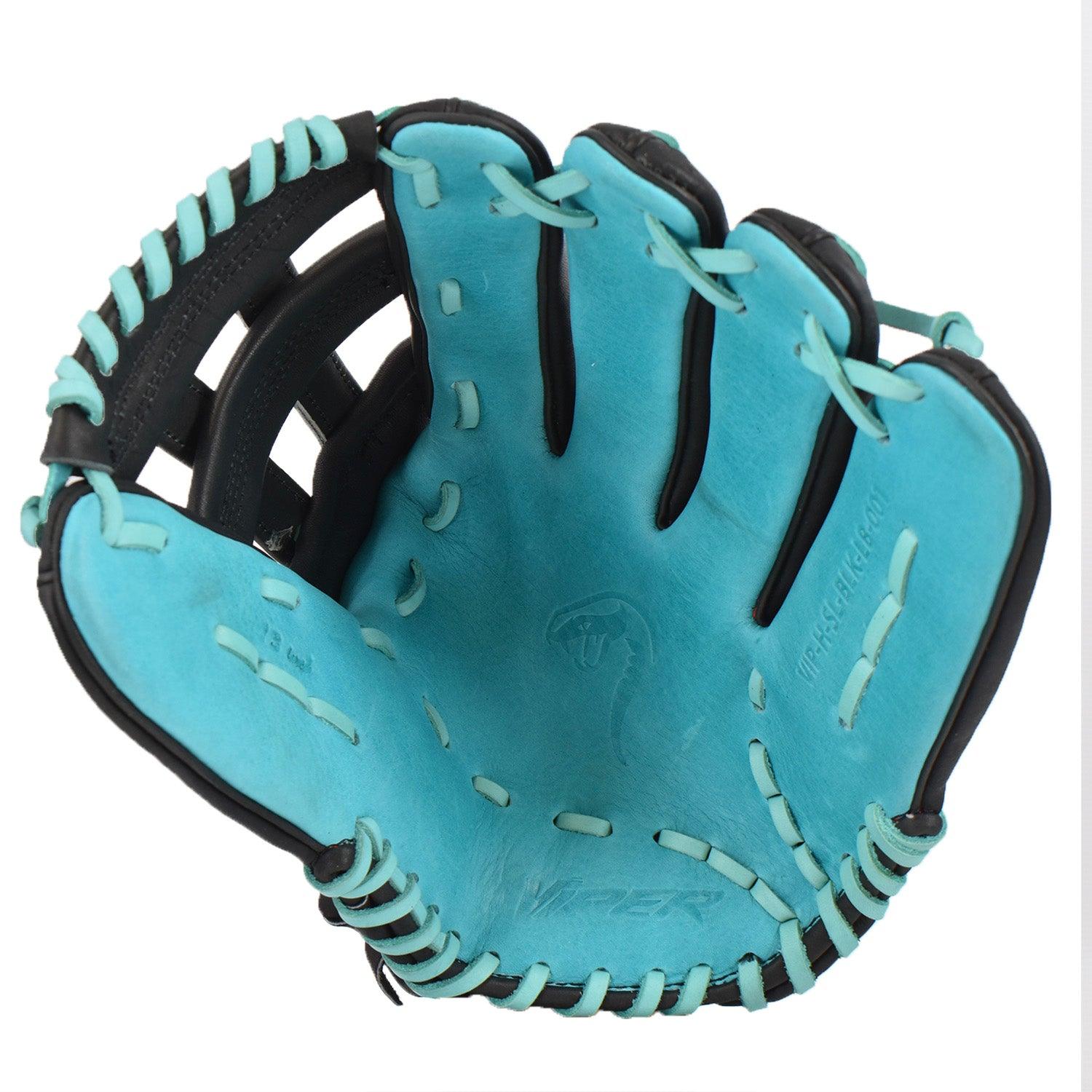 Viper Premium Leather Slowpitch Softball Fielding Glove – Game Ready Edition - VIP-H-SL-BLK-LB-001 - Smash It Sports