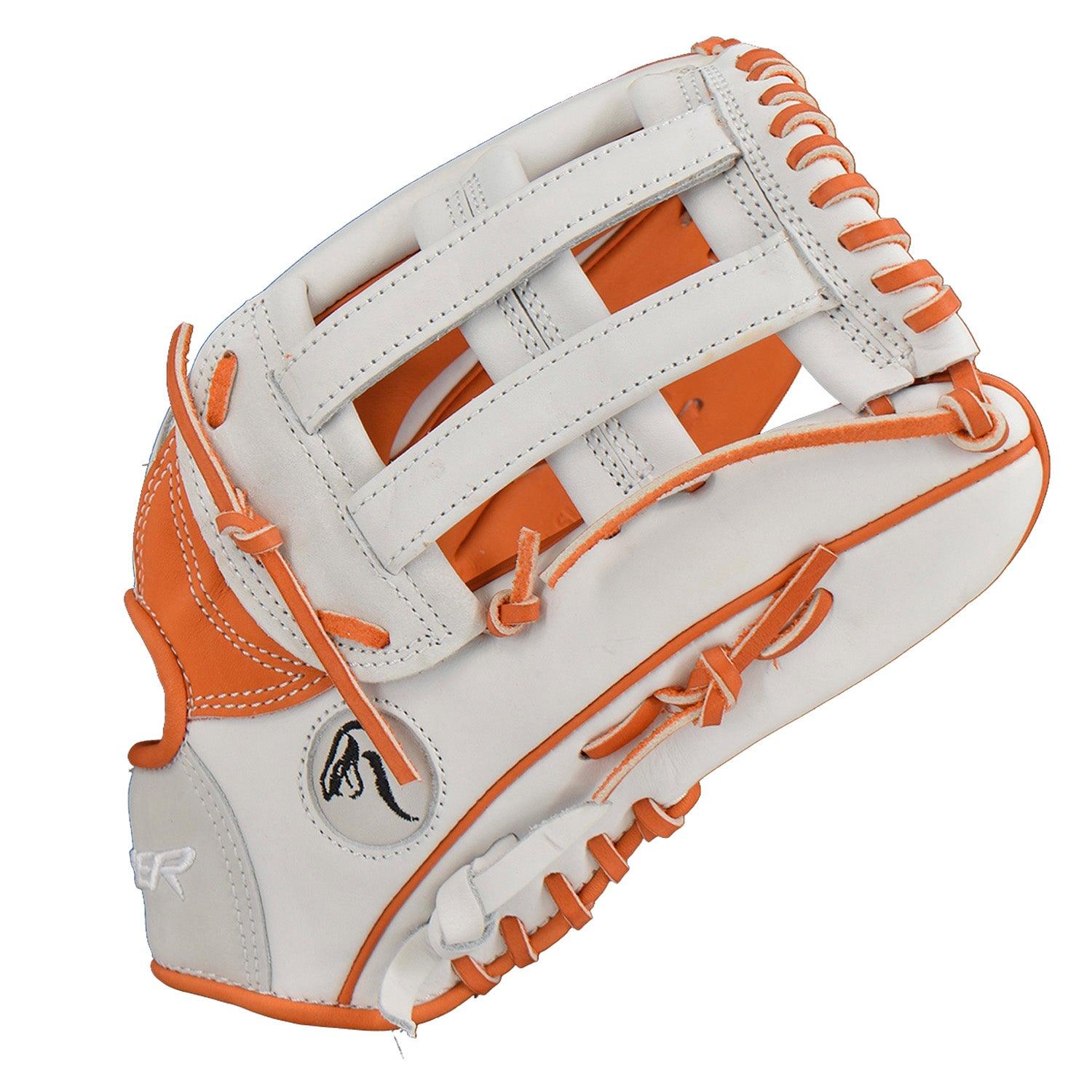 Viper Premium Leather Slowpitch Softball Fielding Glove – Game Ready Edition - VIP-H-SL-W-OR-001 - Smash It Sports