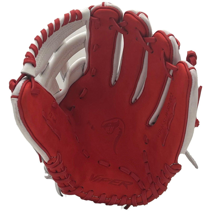 Viper Premium Leather Slowpitch Softball Fielding Glove – Game Ready Edition - VIP-H-SL-W-RD-002 - Smash It Sports