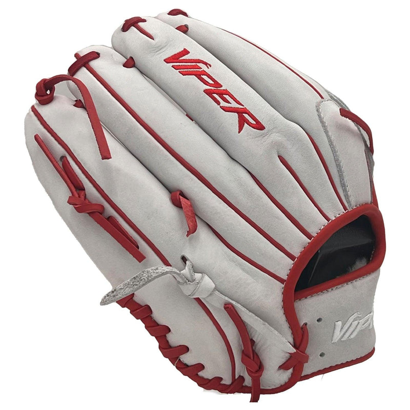 Viper Premium Leather Slowpitch Softball Fielding Glove – Game Ready Edition - VIP-H-SL-W-RD-002 - Smash It Sports