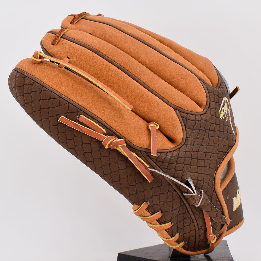 Viper Japanese Kip Leather Slowpitch Softball Fielding Glove Viper-Tip Edition Brown/Tan - Smash It Sports