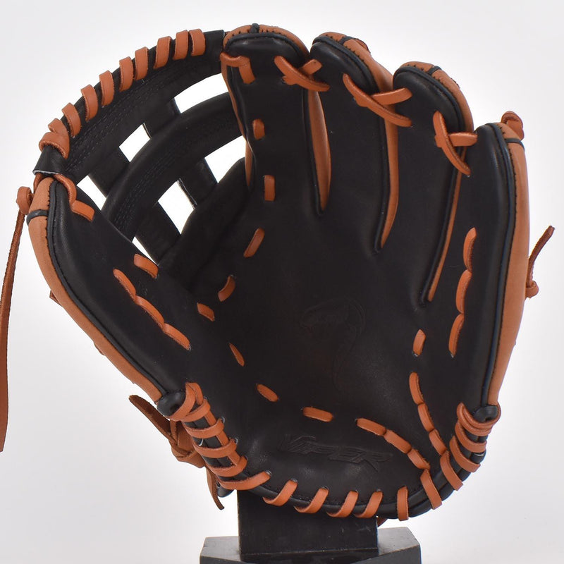 Viper Japanese Kip Leather Slowpitch Softball Fielding Glove â€“ Brown/Black - Smash It Sports