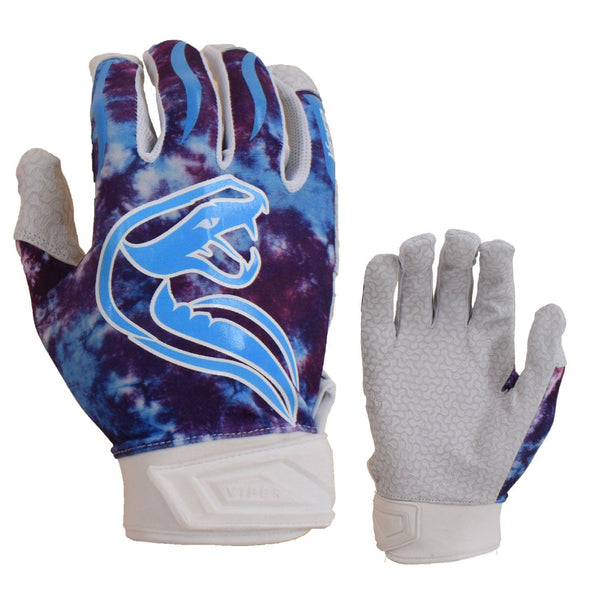 Viper Lite Premium Batting Gloves Leather Palm - Team Edition - Tie Dye