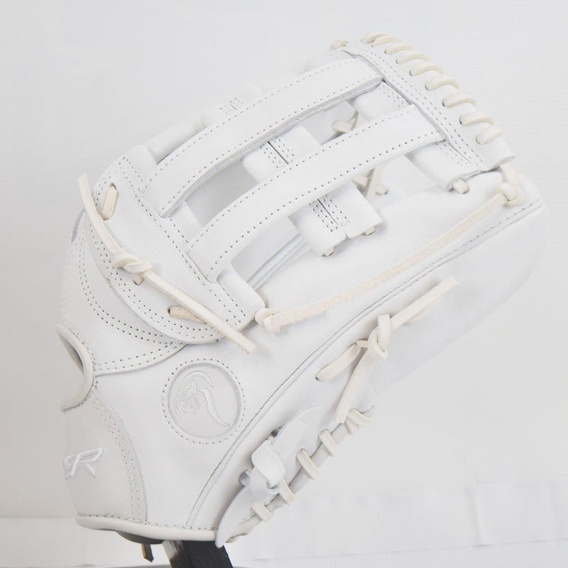 Viper Japanese Kip Leather Slowpitch Softball Fielding Glove Whiteout - Smash It Sports