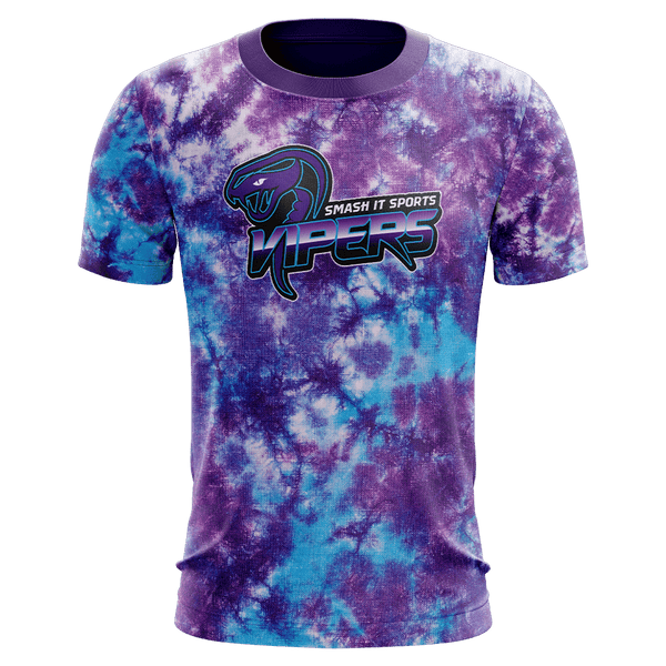 Vipers EVO-Tech Short Sleeve Shirt - Tie Dye - Smash It Sports