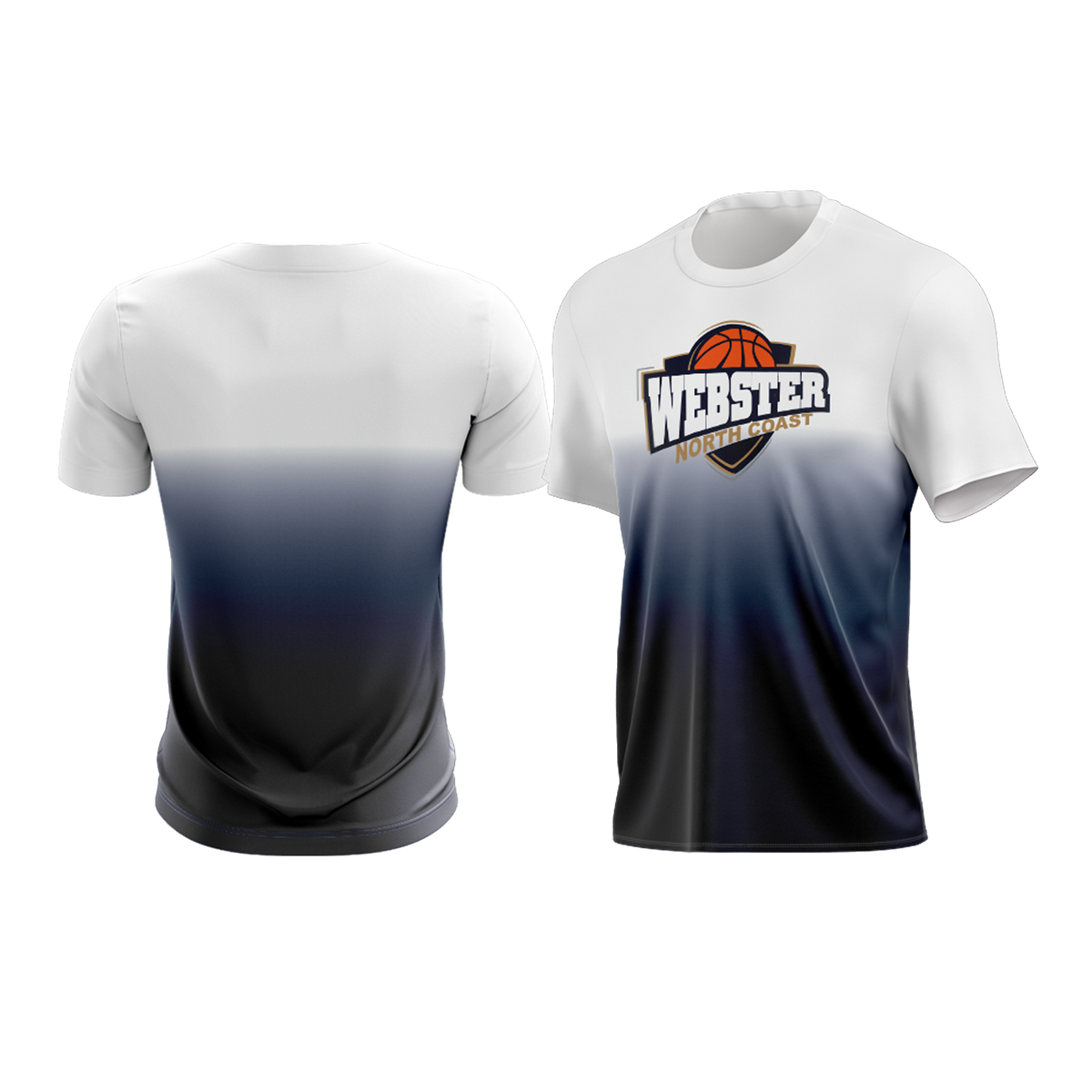 Webster North Coast Basketball Shirt - Fade