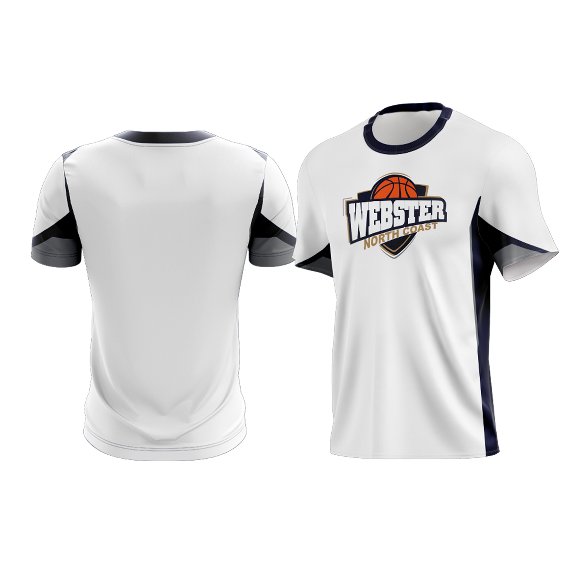 Webster North Coast Basketball Shirt - White