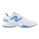 New Balance Women's FUSE v5 Turf Trainer Softball Shoes - White/Carolina - WFUSE6PS