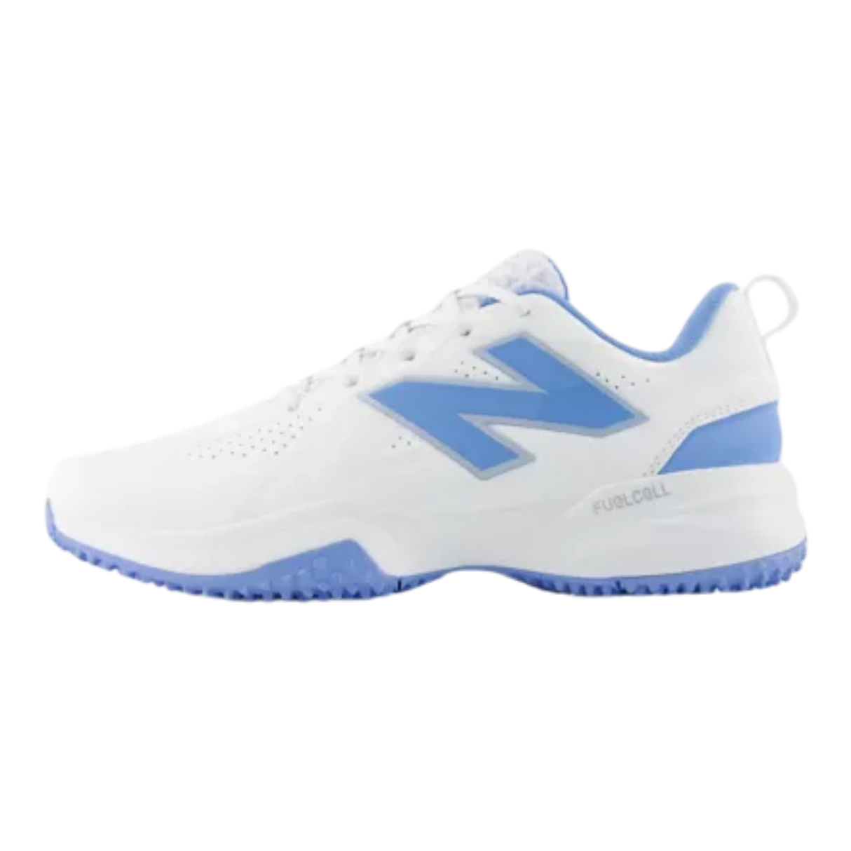 New Balance Women's FUSE v5 Turf Trainer Softball Shoes - White/Carolina - WFUSE6PS