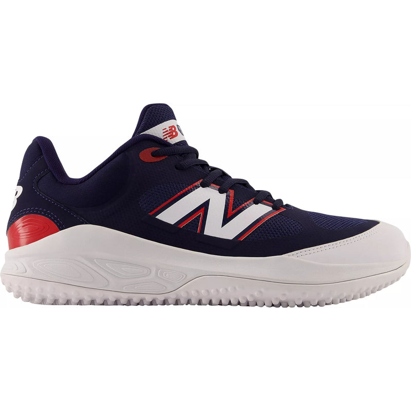 New Balance Men's Fresh Foam 3000 v7 Turf Baseball Shoes - Navy/White/Red - T3000RB7
