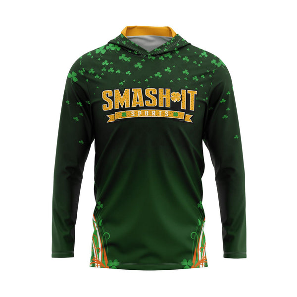 Smash It Sports St. Patricks Day Hooded Long Sleeve (Customized Buy-In)