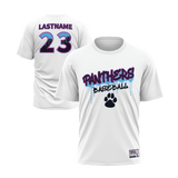 Pittsford Panthers Baseball Full Dye T-Shirt (Multiple Designs)