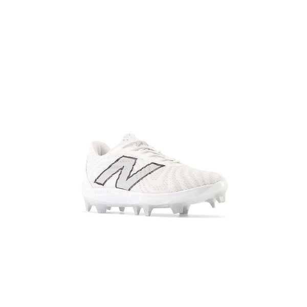New Balance Men's FuelCell 4040 V7 Molded Baseball Cleats - Optic White / Raincloud - PL4040W7