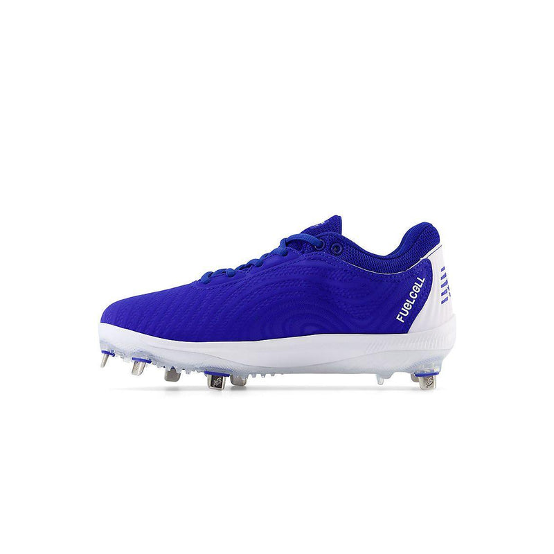 New Balance Women's FuelCell FUSE v4 Metal Fastpitch Softball Cleats - Team Royal / Optic White - SMFUSEB4 - Smash It Sports