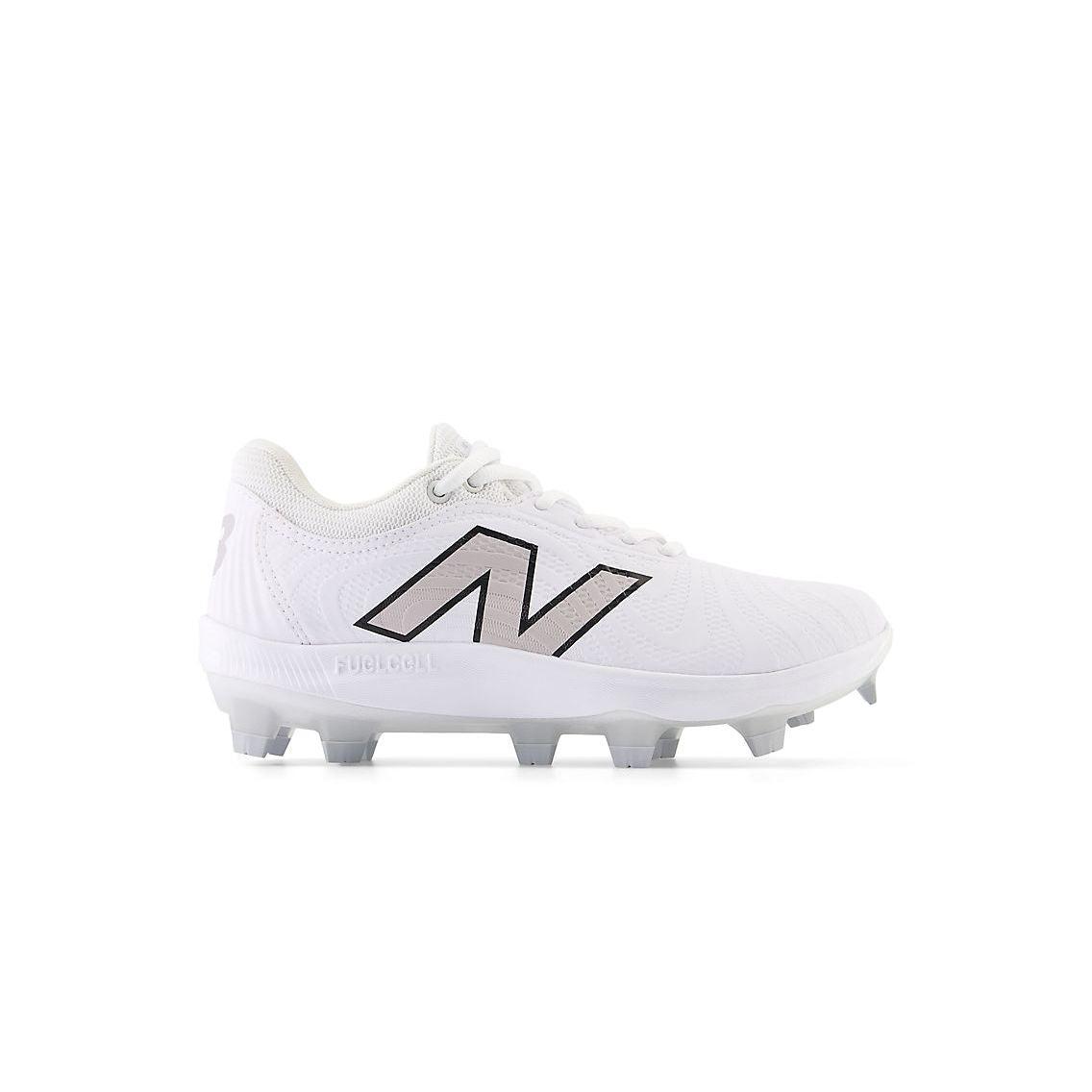 New Balance Women's FuelCell FUSE v4 Molded Fastpitch Softball Cleats - Optic White/Raincloud - SPFUSEW4 - Smash It Sports